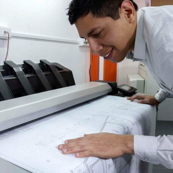 escaneo de planos arquitectónicos